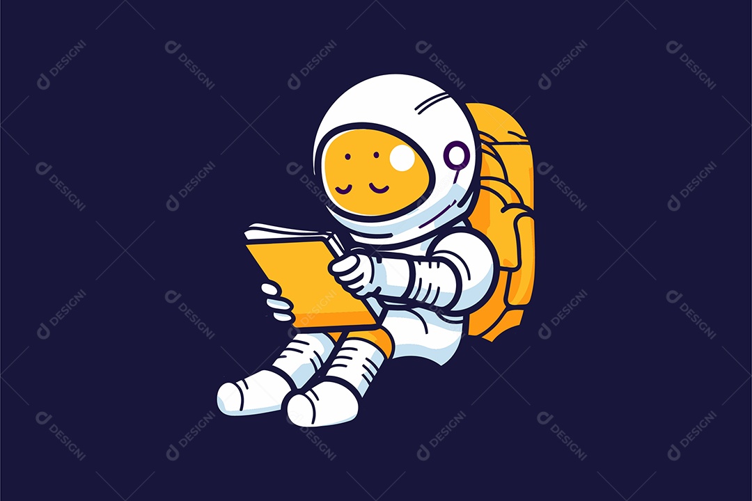 Astronauta Ilustração Vetor EPS + AI