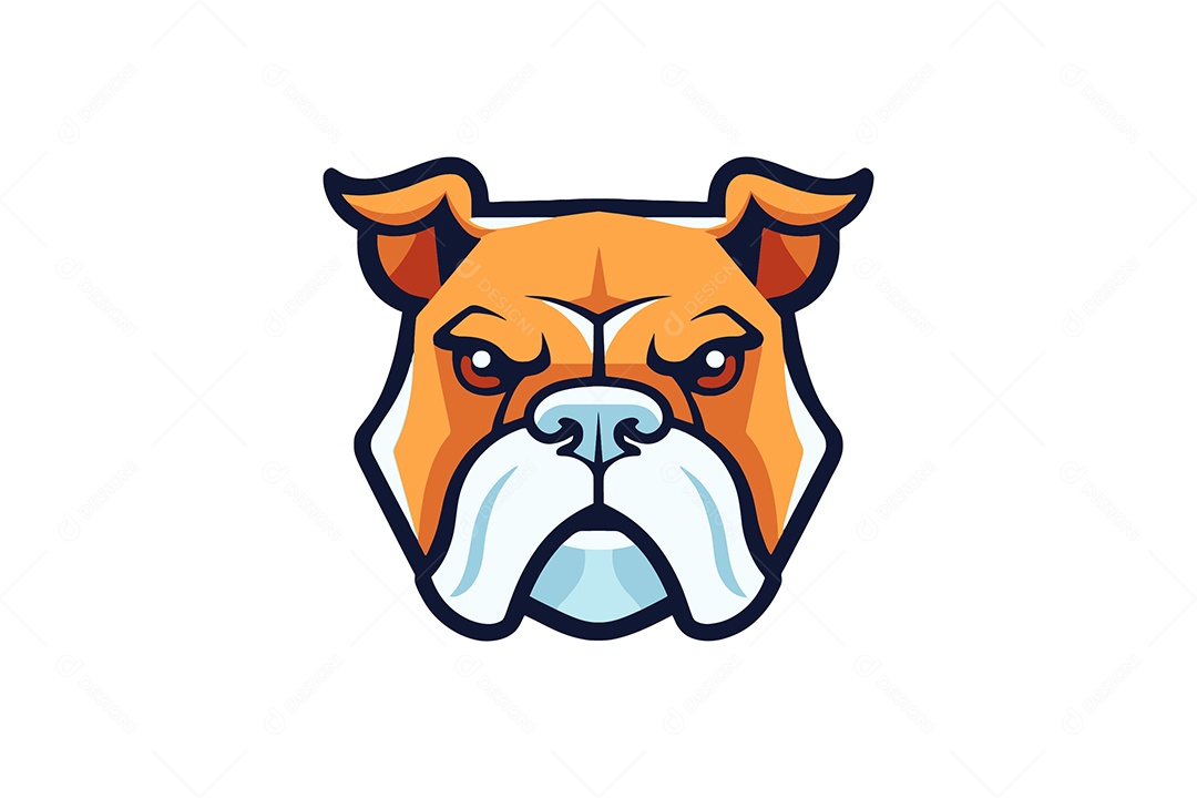 Cachorro Mascote Ilustração Vetor EPS + AI