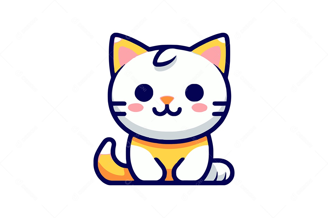 Gato Ilustração Vetor EPS + AI