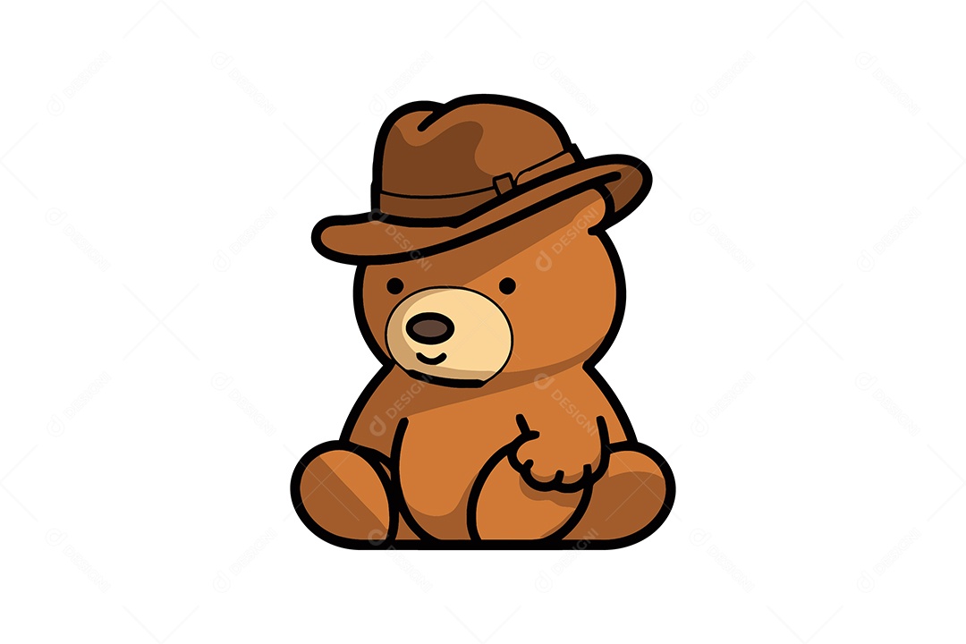 Urso Ilustração Vetor EPS + AI