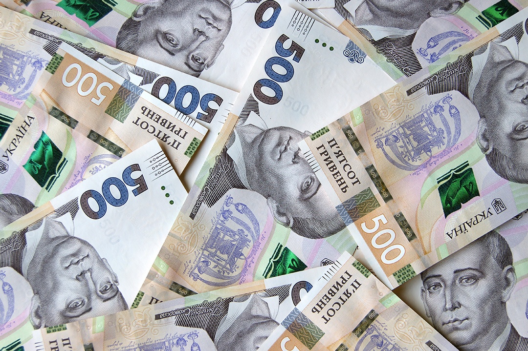 Hryvna ucraniana notas de 500 hryvnia