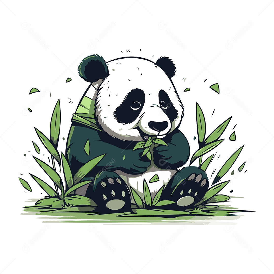 Urso Desenho Animado Ilustração Vetor EPS