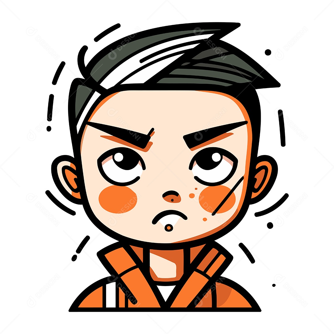 Garoto Desenho Animado Ilustração Vetor EPS