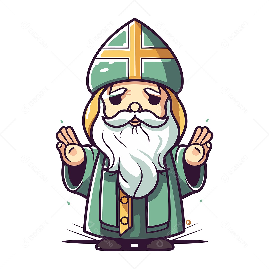 Padre de Desenho Animado Ilustração Vetor EPS