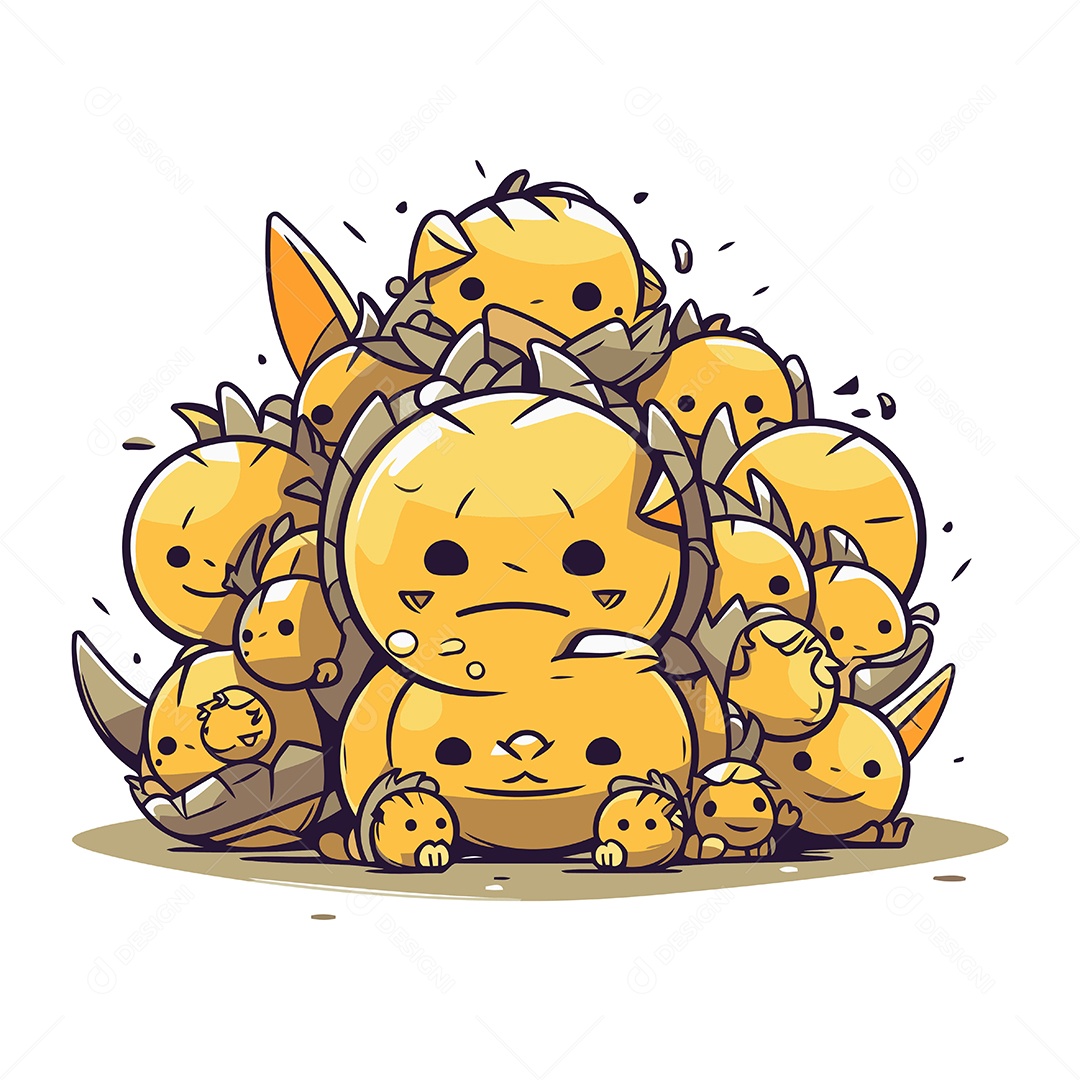 Desenho Animado de Animais Ilustração Vetor EPS