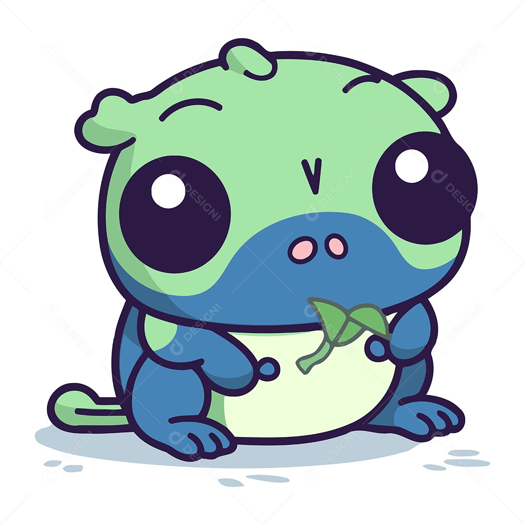 Sapo de Desenho Animado Ilustração Vetor EPS