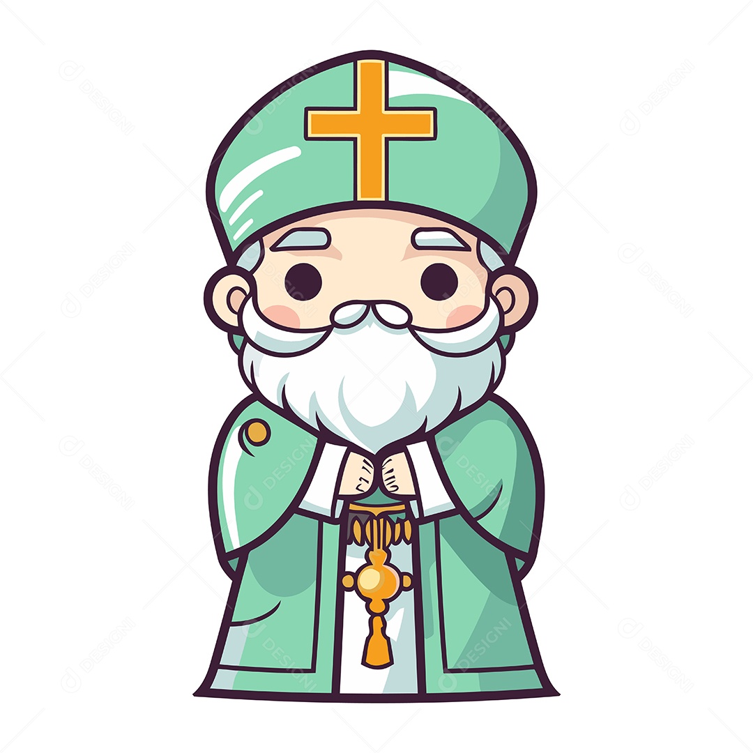 Padre de Desenho Animado Ilustração Vetor EPS