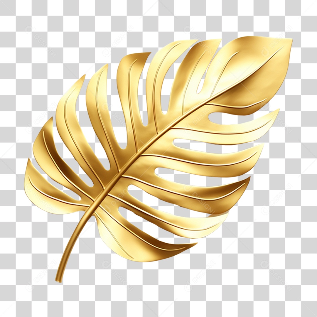 Folha de Monstera PNG Transparente