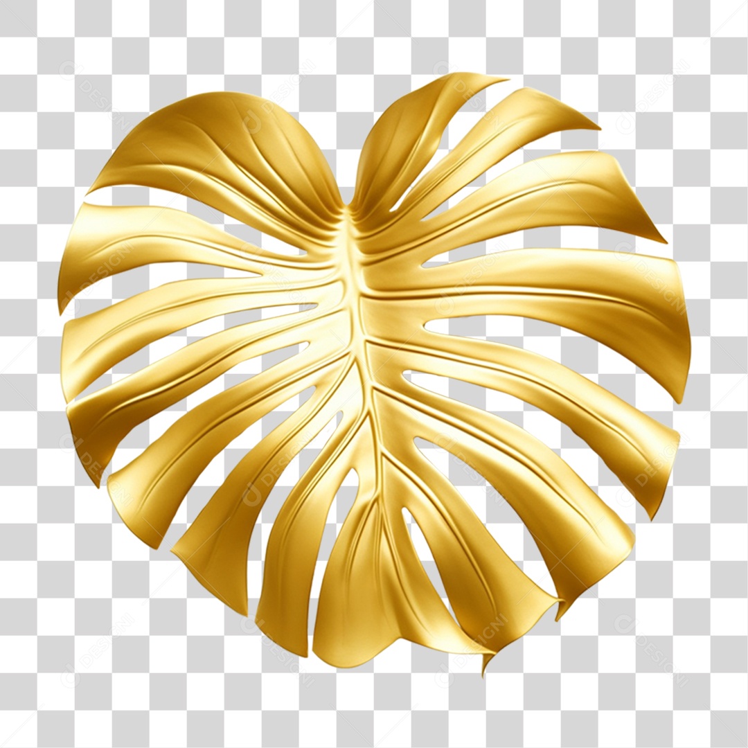 Folha de Monstera PNG Transparente