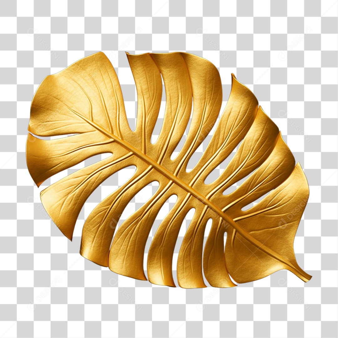 Folha de Monstera PNG Transparente