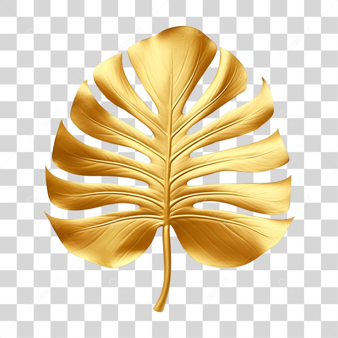 Folha de Monstera PNG Transparente