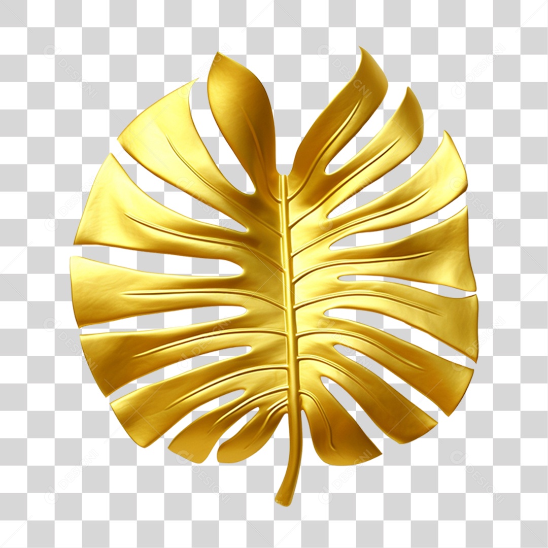 Folha de Monstera PNG Transparente