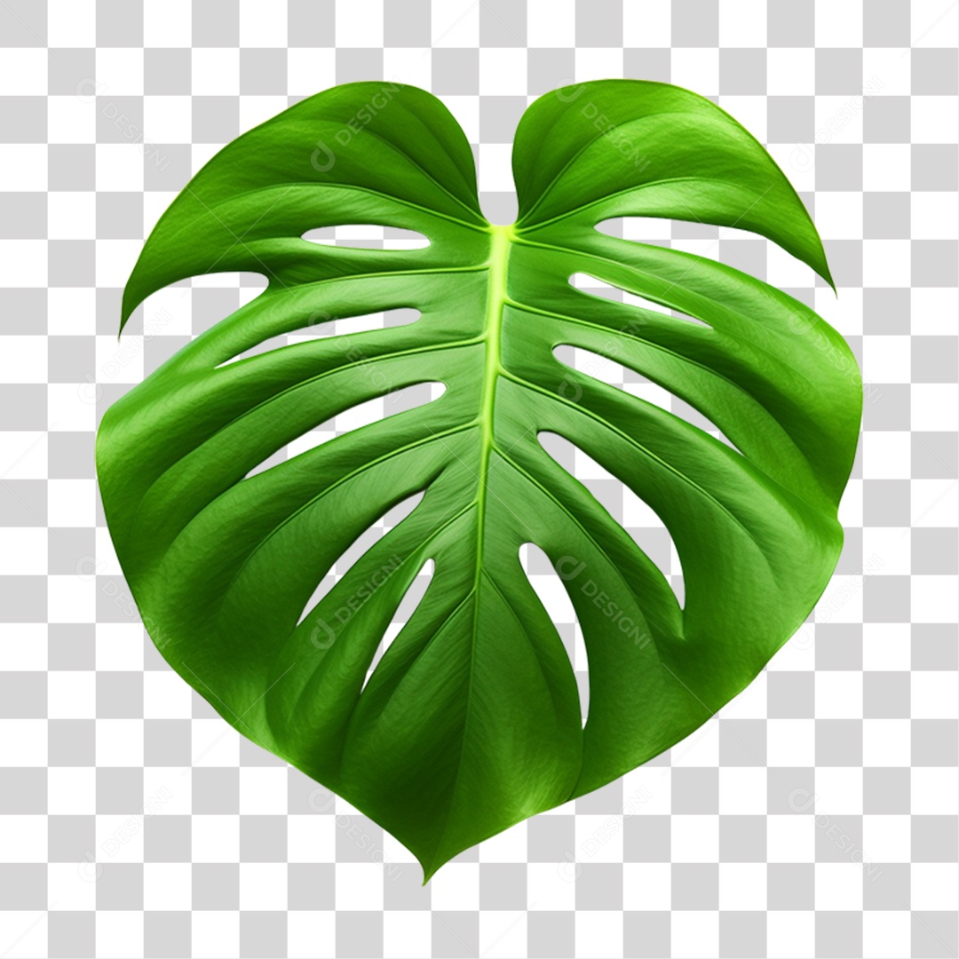 Folha de Monstera PNG Transparente