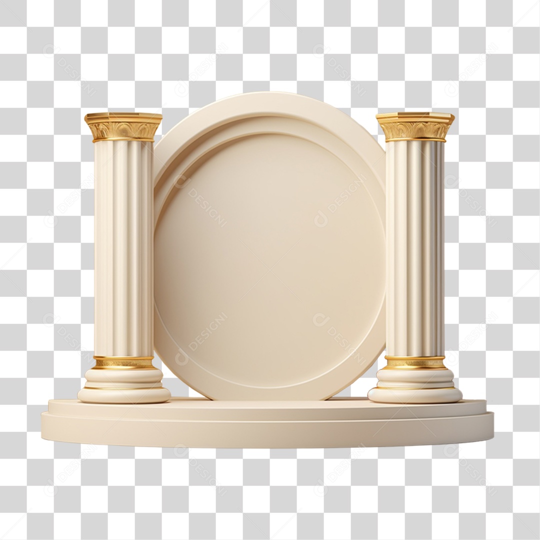 Cenário Teatral Podium PNG Transparente
