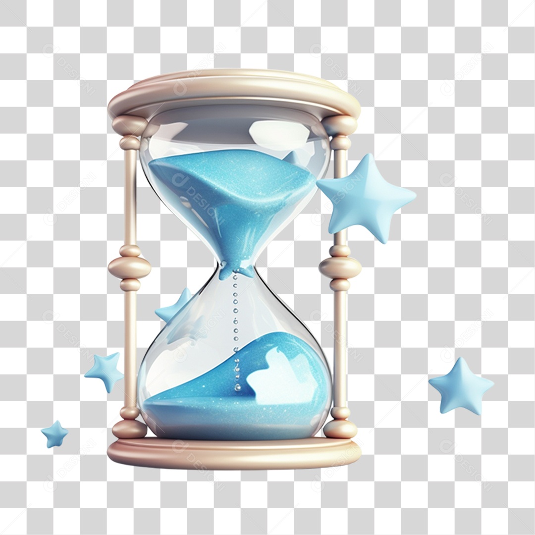 Ampulheta Tempo Areia PNG Transparente