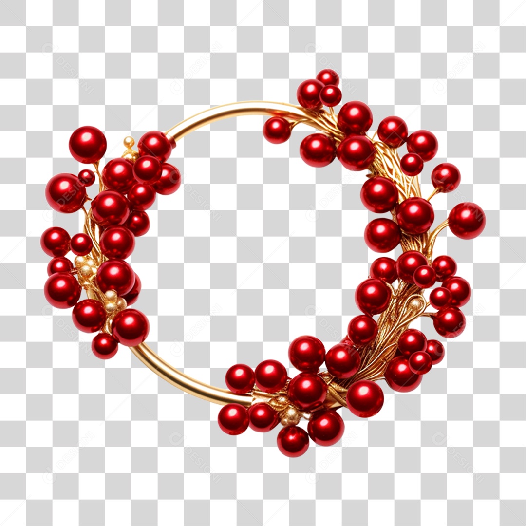 Guirlanda Natalina Decorações Enfeites PNG Transparente