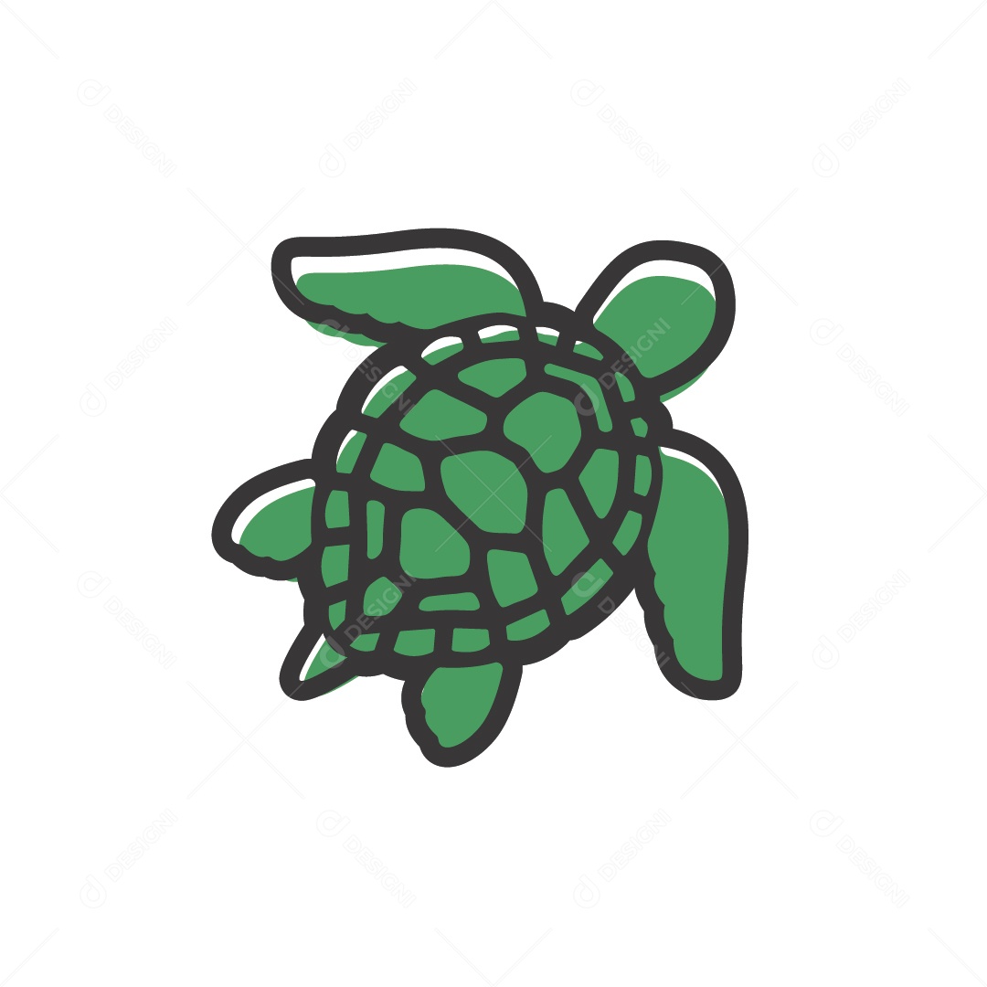 Tartaruga Ilustração Vetor EPS