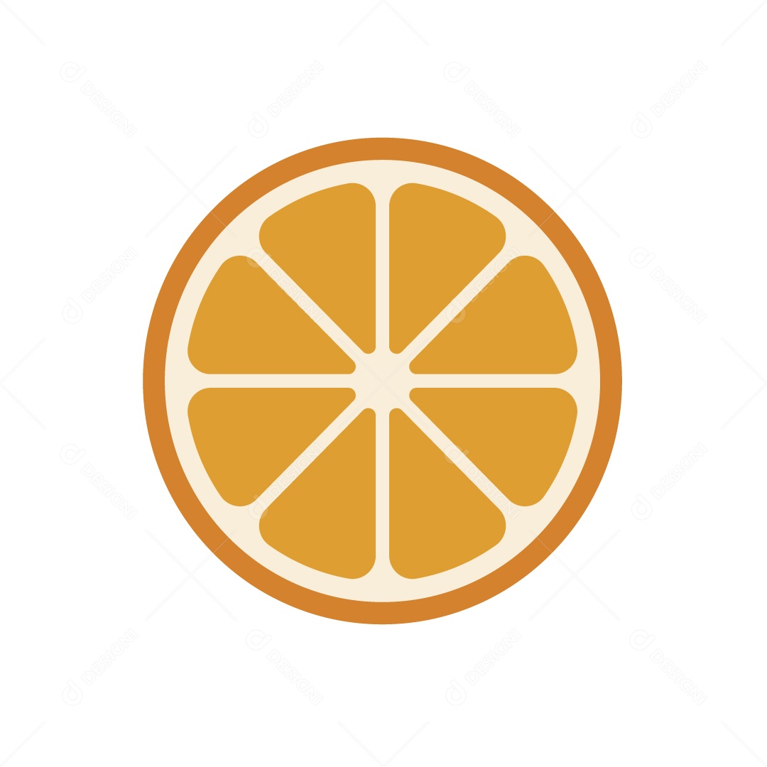 Laranja Ilustrações de Verão Vetor EPS