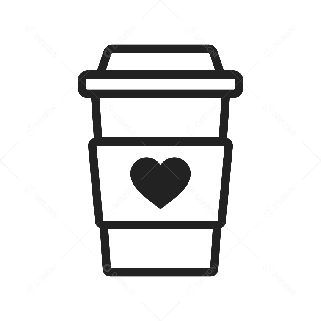 Ícone de Café Desenho Vetor EPS