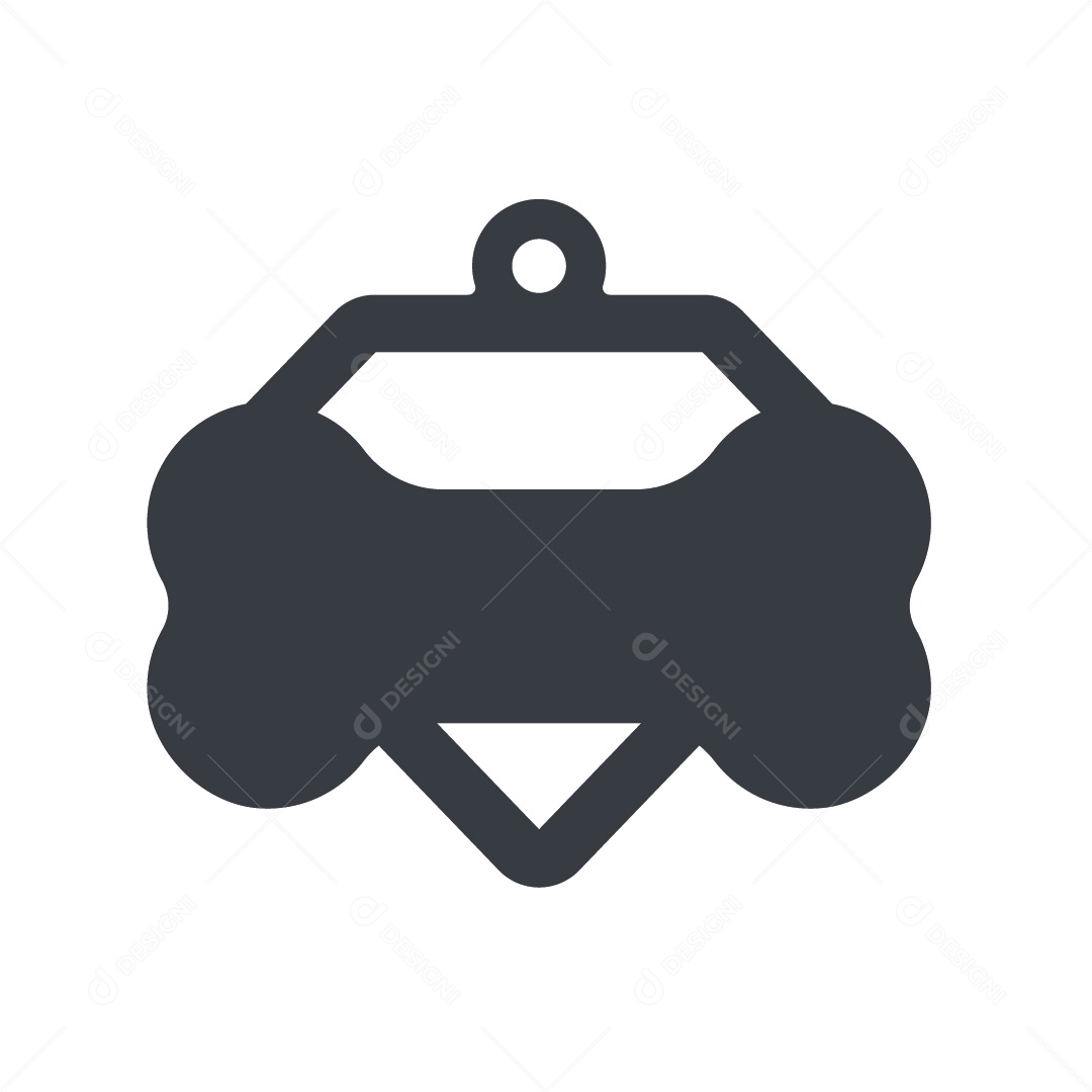 Modelo de Etiqueta Pra Cachorro Ilustração Vetor EPS