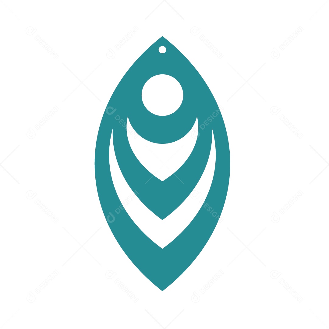 Modelo de Brinco Ilustração Vetor EPS