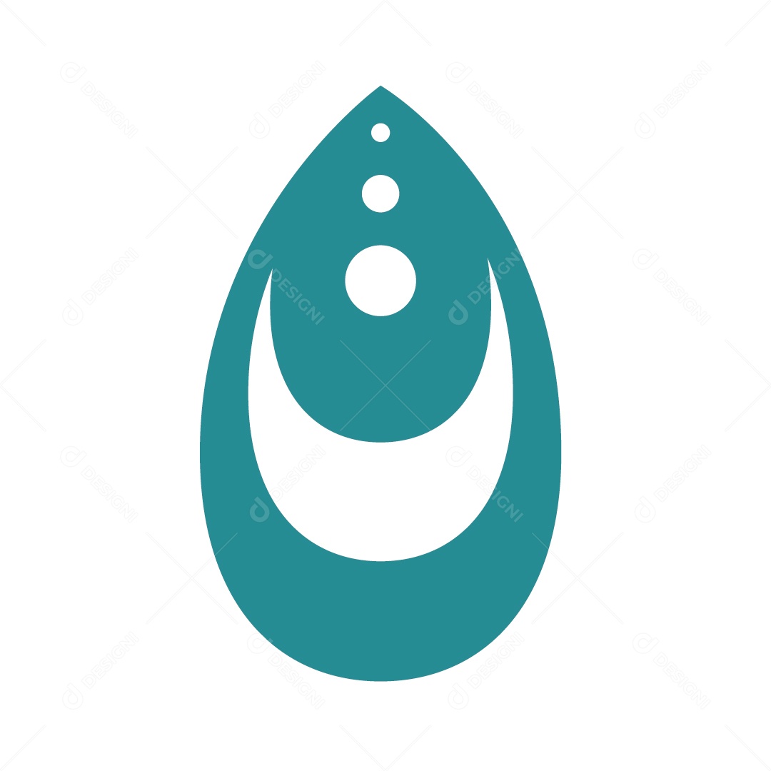 Modelo de Brinco Ilustração Vetor EPS