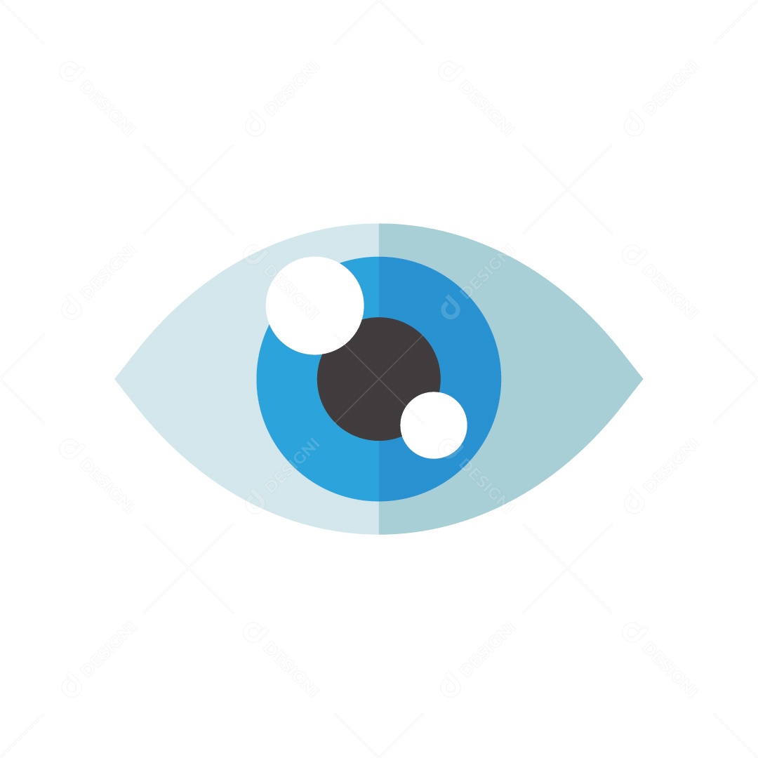Ícone de Olho Ilustração Vetor EPS