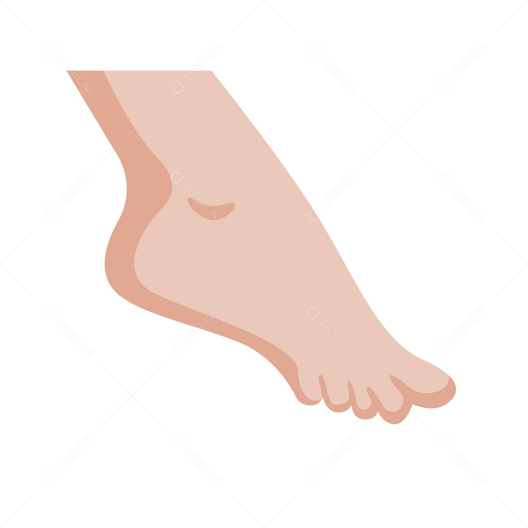 Ícone de Pé Ilustração Vetor EPS