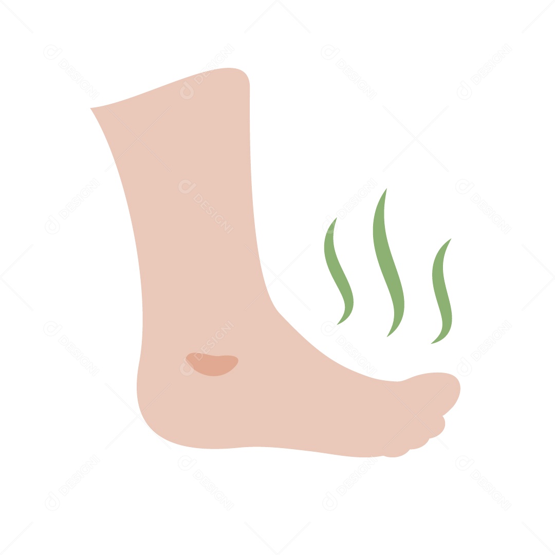 Ícone de Pé Ilustração Vetor EPS