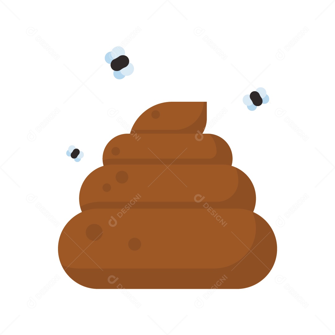 Fezes Ilustração Vetor EPS