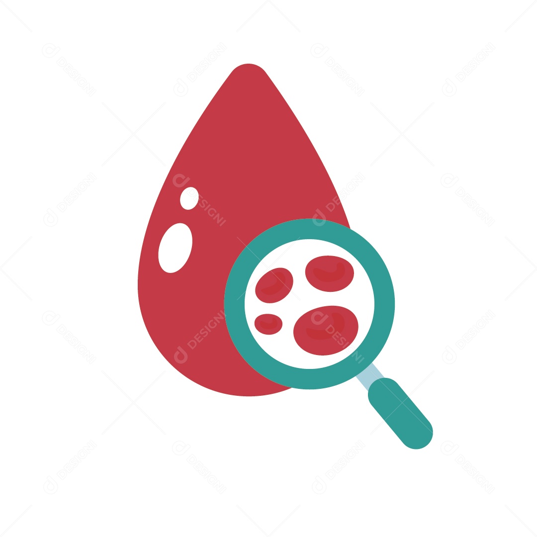 Ícone de Doação de Sangue Ilustração Vetor EPS