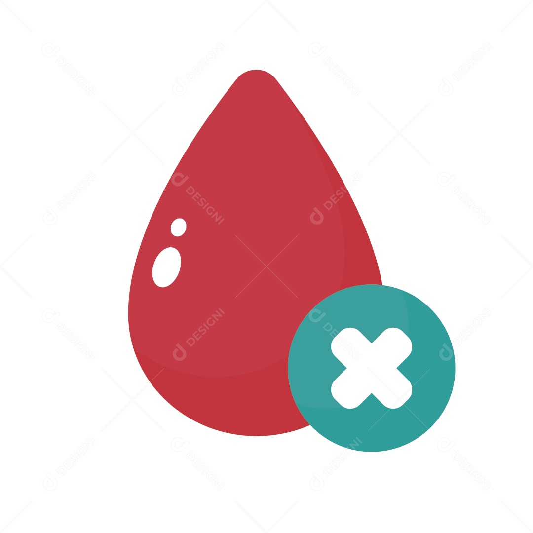 Ícone de Doação de Sangue Ilustração Vetor EPS
