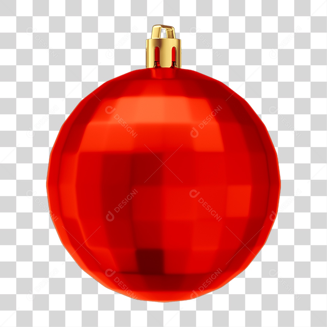 Bola de Enfeite de Natal PNG Transparente