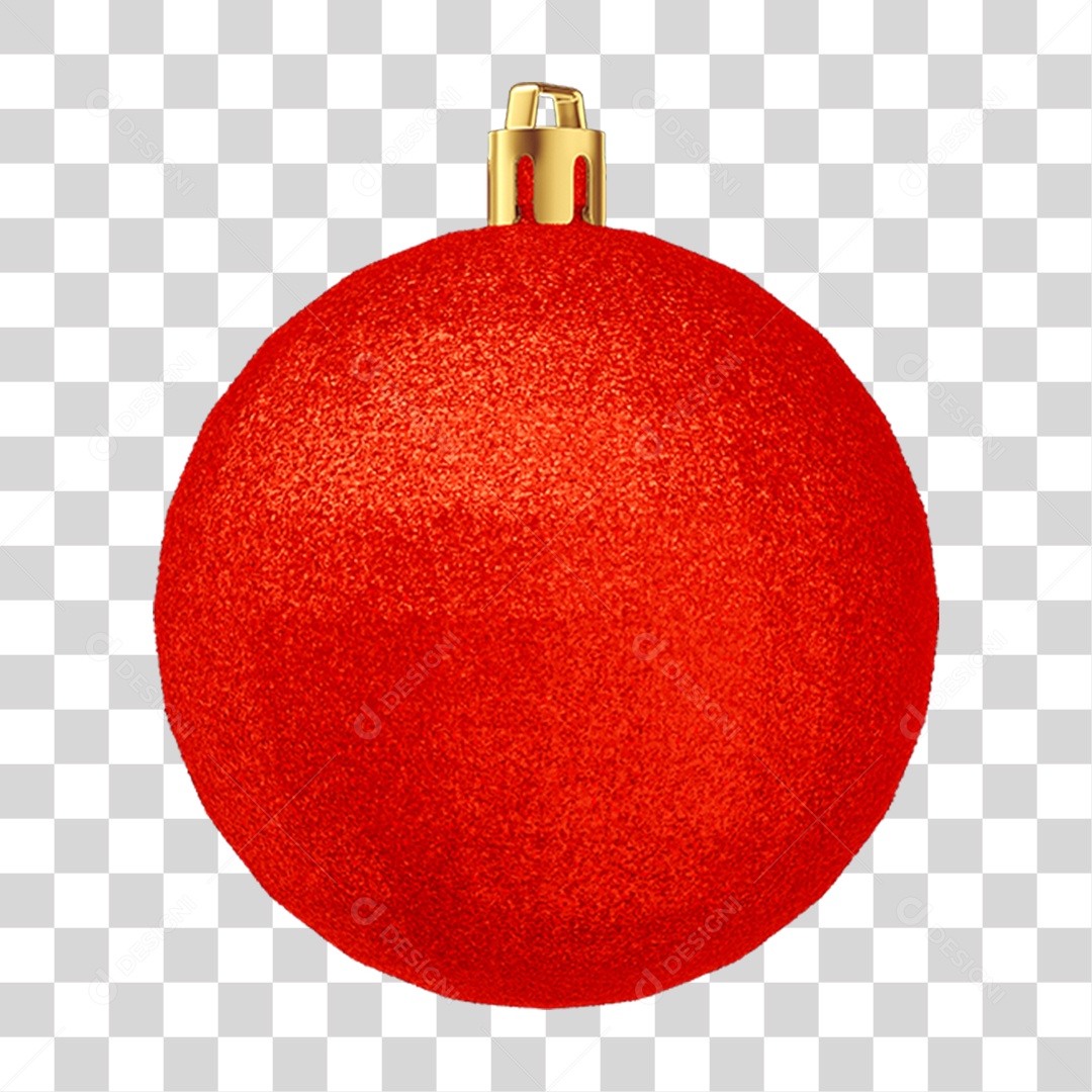 Bola de Enfeite de Natal PNG Transparente