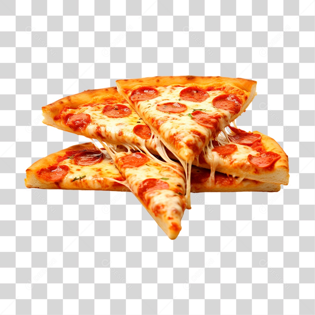 Pizza Vários Sabores PNG Transparente