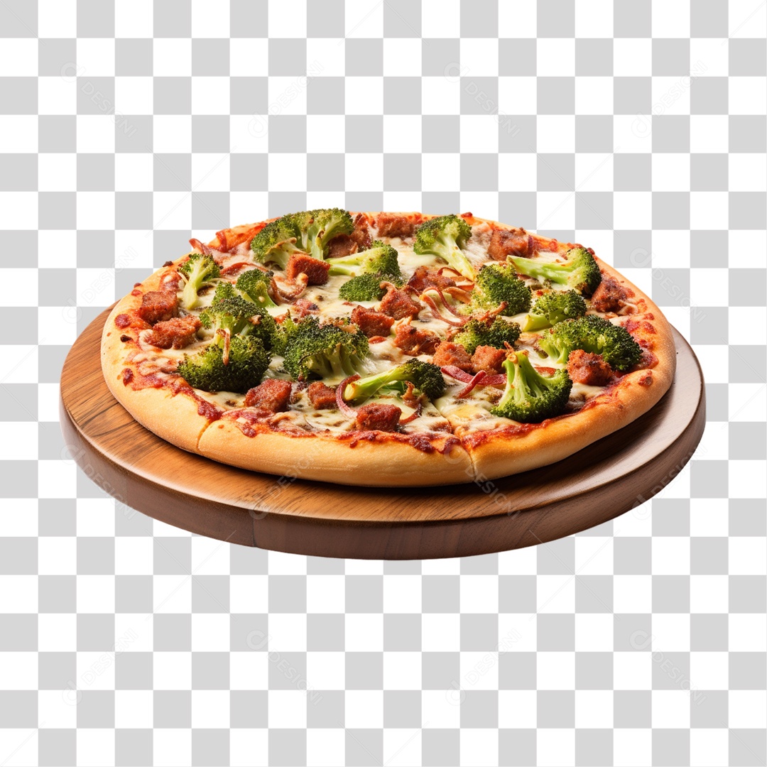 Pizza Vários Sabores PNG Transparente