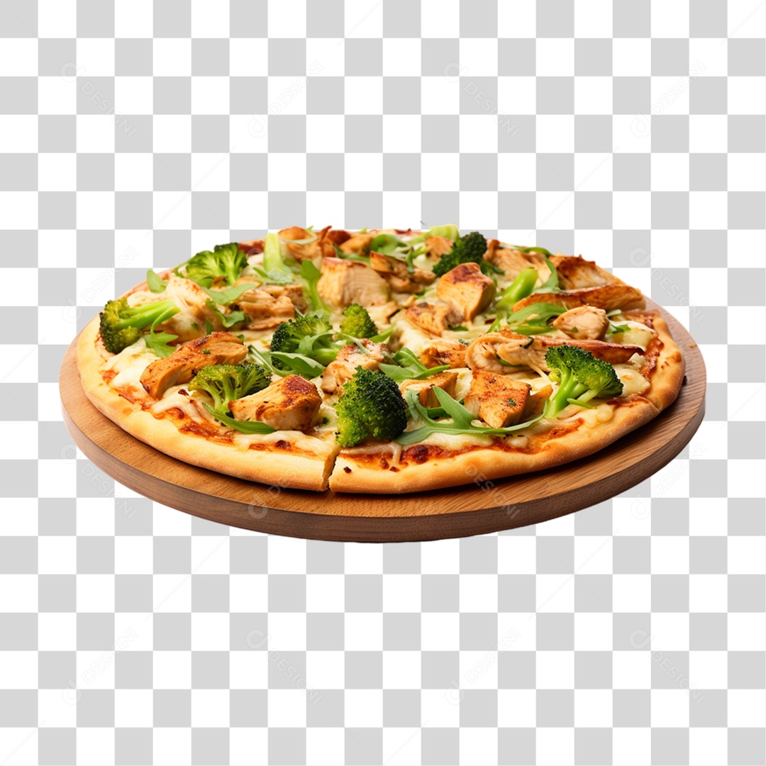 Pizza Vários Sabores PNG Transparente