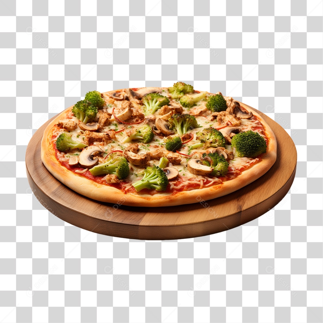 Pizza Vários Sabores PNG Transparente