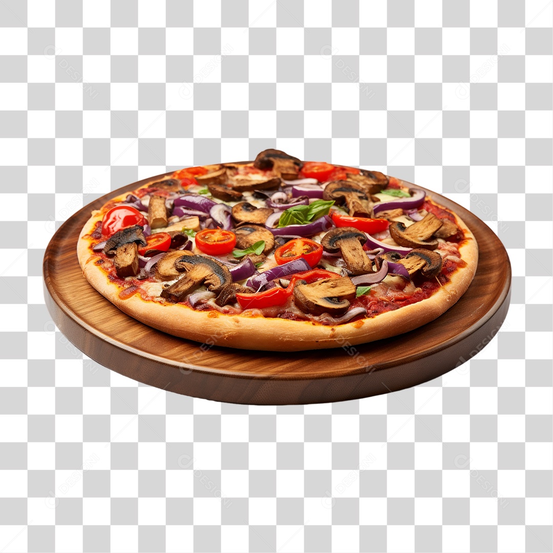 Pizza Vários Sabores PNG Transparente