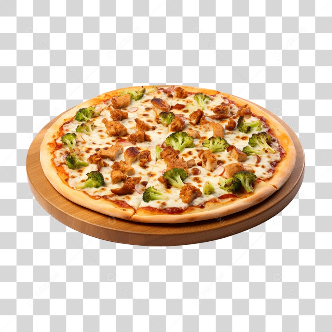 Pizza Vários Sabores PNG Transparente