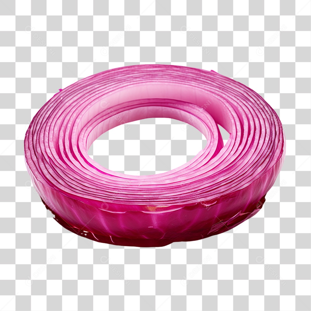 Rodela de Cebolas PNG Transparente