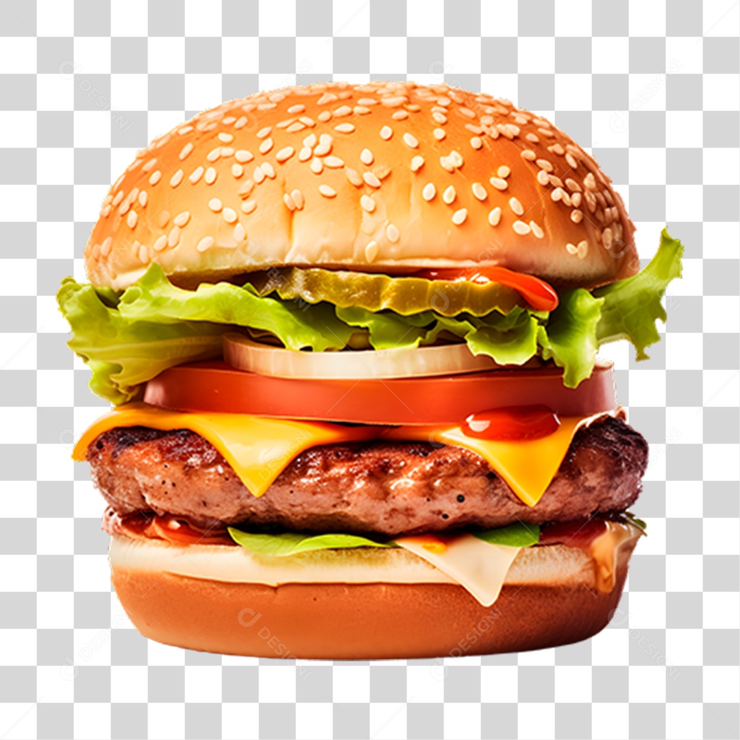 Hambúrguer Lanche Sanduiche PNG Transparente