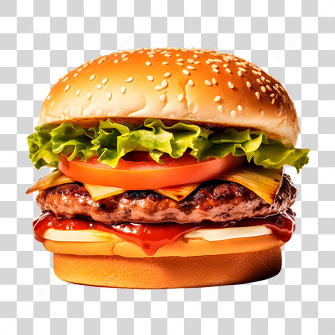 Hambúrguer Lanche Sanduiche PNG Transparente