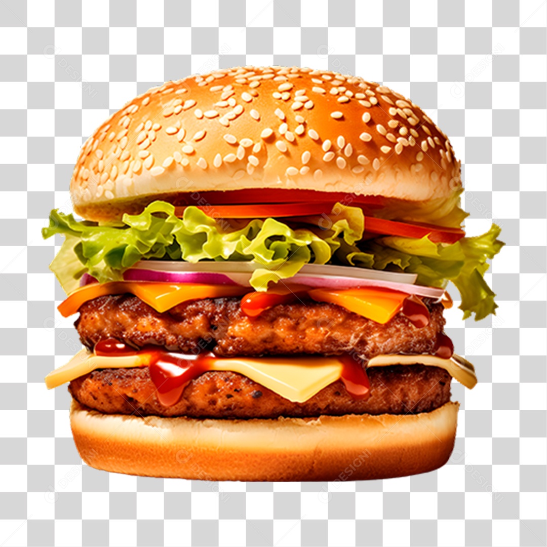 Hambúrguer Lanche Sanduiche PNG Transparente