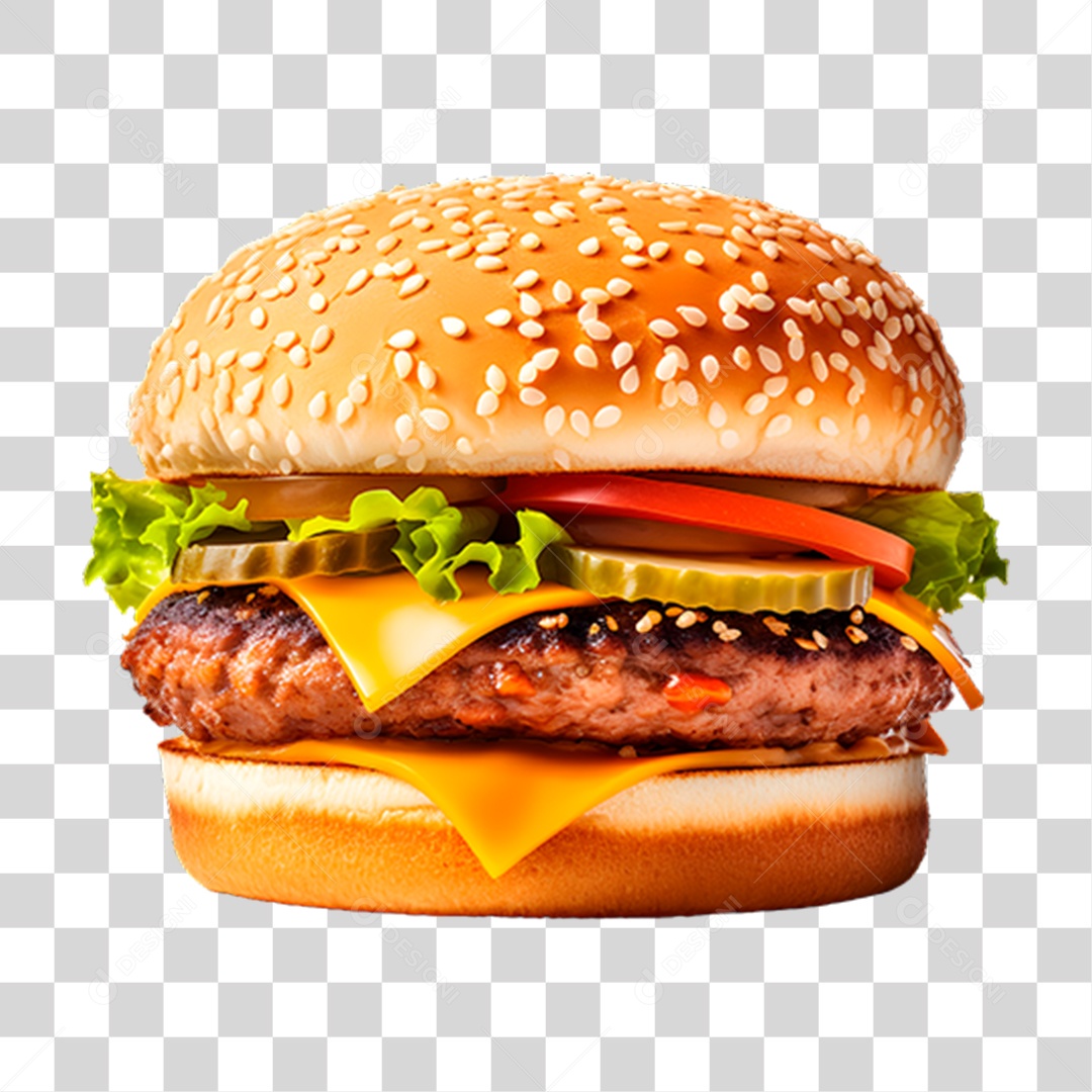 Hambúrguer Lanche Sanduiche PNG Transparente