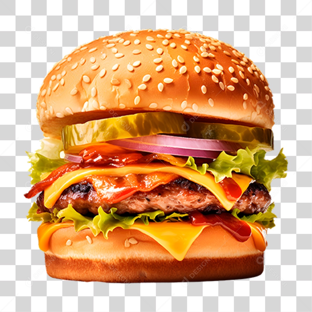 Hambúrguer Lanche Sanduiche PNG Transparente