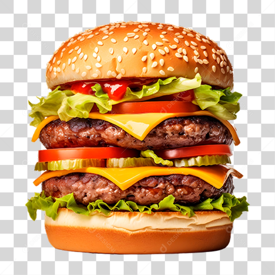 Hambúrguer Lanche Sanduiche PNG Transparente