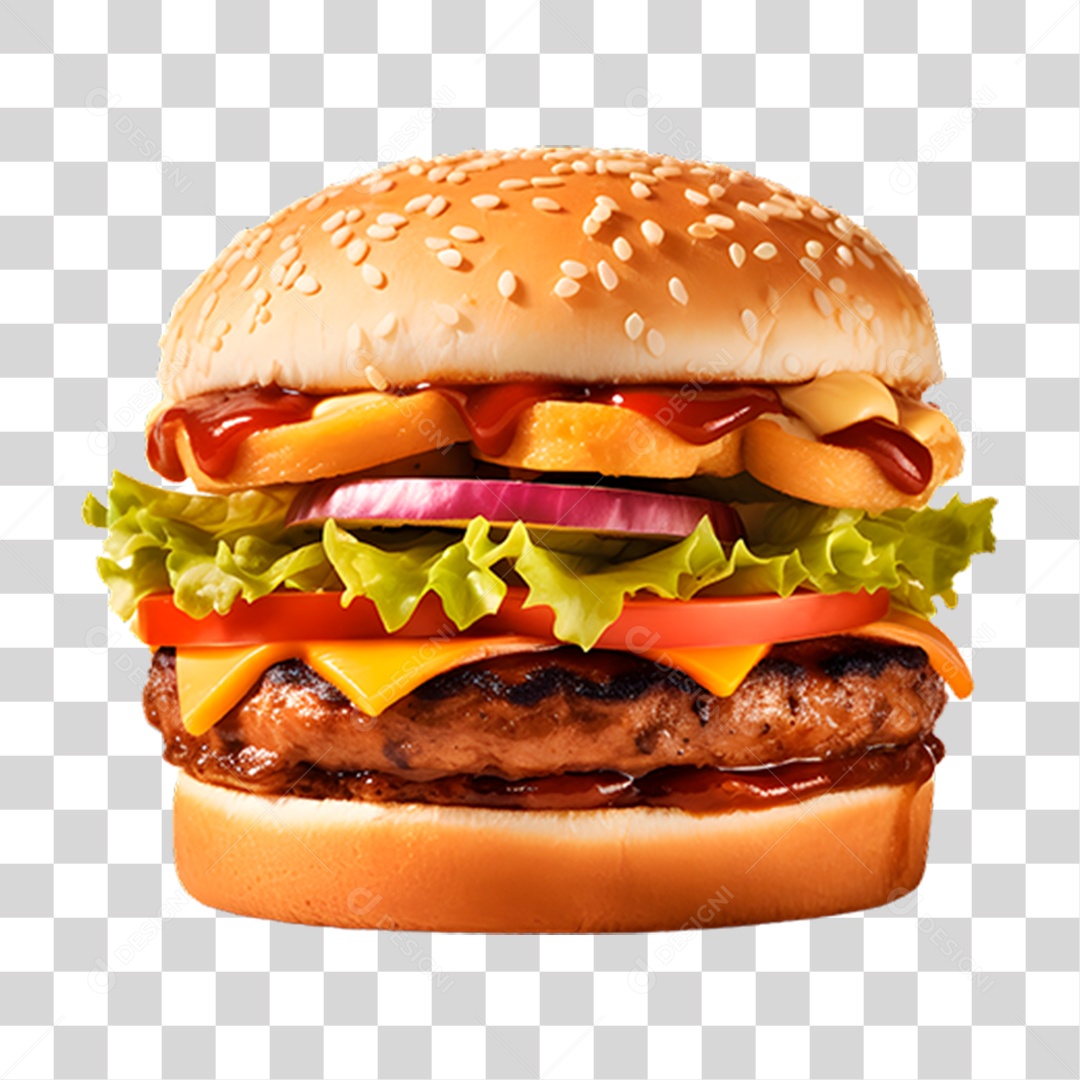 Hambúrguer Lanche Sanduiche PNG Transparente