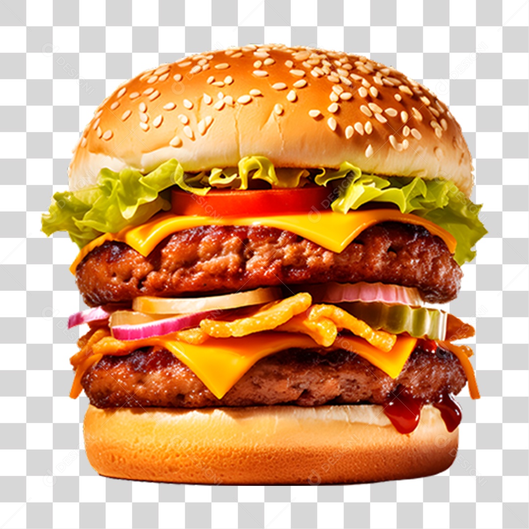 Hambúrguer Lanche Sanduiche PNG Transparente
