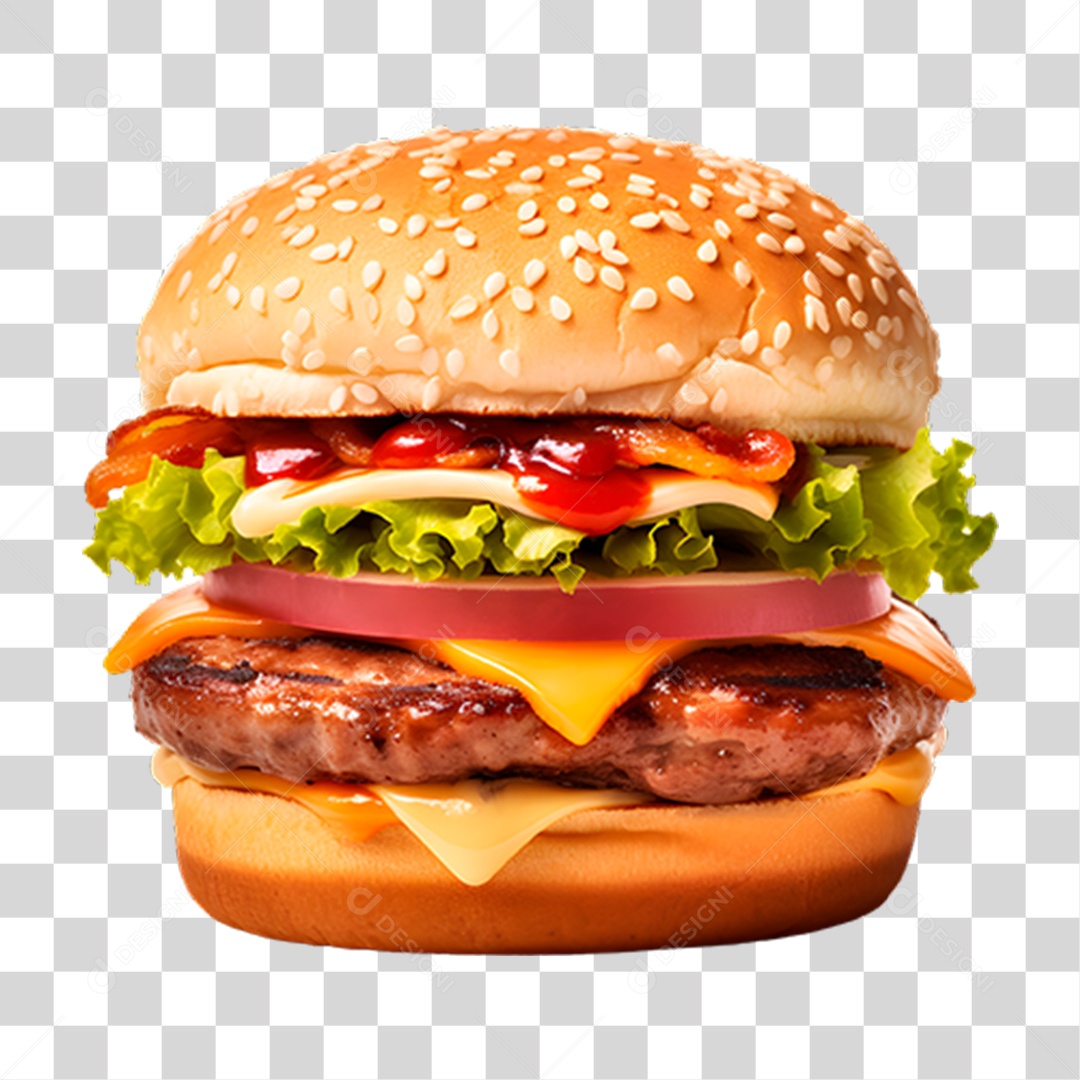Hambúrguer Lanche Sanduiche PNG Transparente